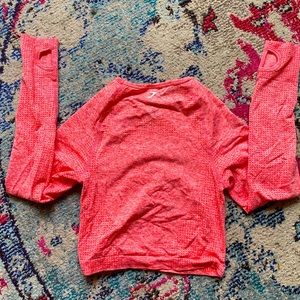 Gymshark cropped long sleeve top